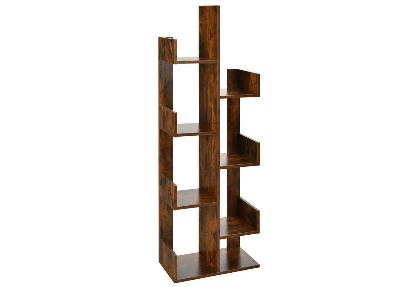 Bücherregal Baumform aus Holz, Braun - Bild 2