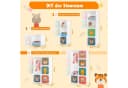 COSTWAY Kinderkleiderschrank mit 8 Würfeln und Kleiderstange Weiß Bild 4