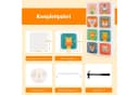COSTWAY Kinderkleiderschrank mit 8 Würfeln und Kleiderstange Weiß Bild 5