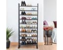 COSTWAY Schuhregal 10 Ebenen für 30 Paar Schuhe Metall 66x29x152cm Bild 1