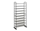 COSTWAY Schuhregal 10 Ebenen für 30 Paar Schuhe Metall 66x29x152cm Bild 2