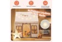 KOMFOTTEU Spielzelt Kinderspielhaus Beige/Braun/Rosa/Grau Bild 3