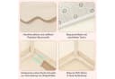 KOMFOTTEU Spielzelt Kinderspielhaus Beige/Braun/Rosa/Grau Bild 4