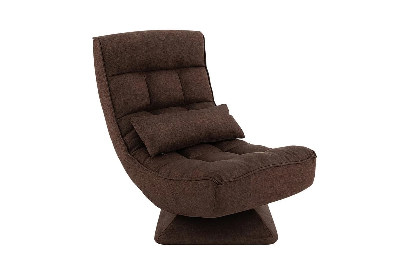 COSTWAY Relaxsessel 360° drehbar verstellbar klappbar Braun - Bild 2