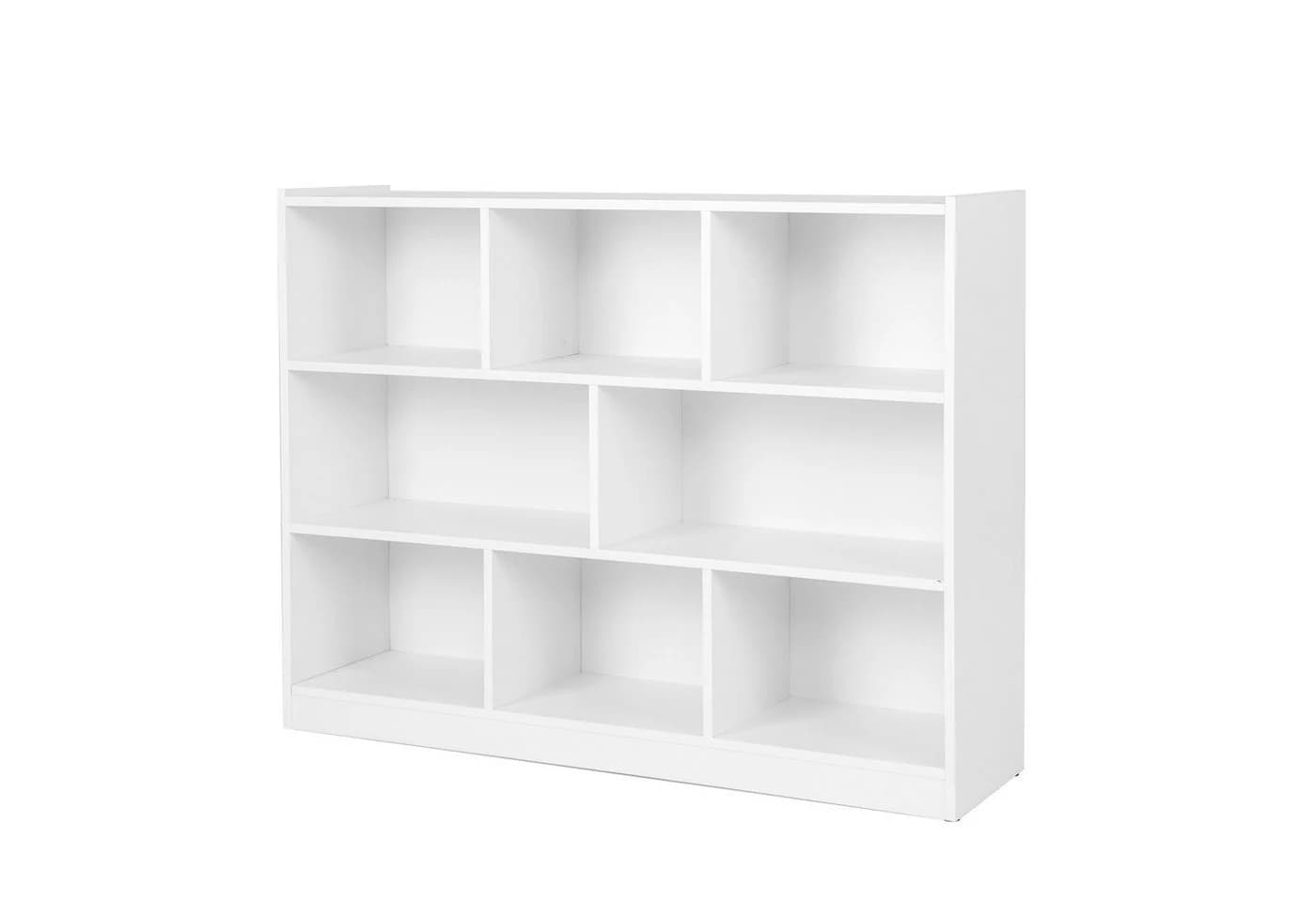 COSTWAY Kinderregal 2 große und 6 kleine Fächer Weiß - Bild 2