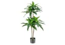 COSTWAY Künstliche Dracena 140 cm mit Topf 92 Blättern Bild 2