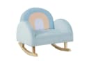 COSTWAY Kindersessel Schaukelstuhl Blau Bild 2
