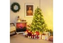 COSTWAY Künstlicher Weihnachtsbaum 150cm Grün 250 LED-Lichter Bild 1