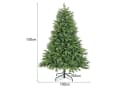 COSTWAY Künstlicher Weihnachtsbaum 150cm Grün 250 LED-Lichter Bild 3