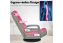 COSTWAY Relaxsessel Rosa Drehbar Bild 3