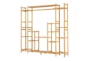 COSTWAY Pflanzentreppe 9 Ebenen Bambus 167x30x166cm Bild 2