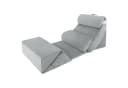 COSTWAY Keilkissen 7-tlg. Grau Memory-Schaum Bild 2