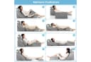 COSTWAY Keilkissen 7-tlg. Grau Memory-Schaum Bild 3