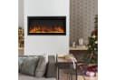 COSTWAY Elektrokamin Schwarz 750W/1500W mit Fernbedienung Bild 1