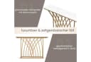 COSTWAY Konsolentisch 120 cm Weiß Gold Metallrahmen Bild 5