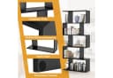 COSTWAY Bücherregal Raumteiler 5 Ebenen 70x23,5x158 cm Schwarz Bild 5