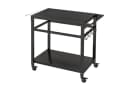 COSTWAY Grillablagetisch mit 2 Ablagen, 4 Rollen & Haken Bild 2
