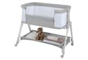 COSTWAY Beistellbett 2 in 1 Reisebett Grau 7-stufig höhenverstellbar Bild 2