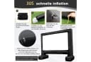 COSTWAY Projektionsleinwand 116 Zoll 16:9 HD 4K Aufblasbar Bild 4