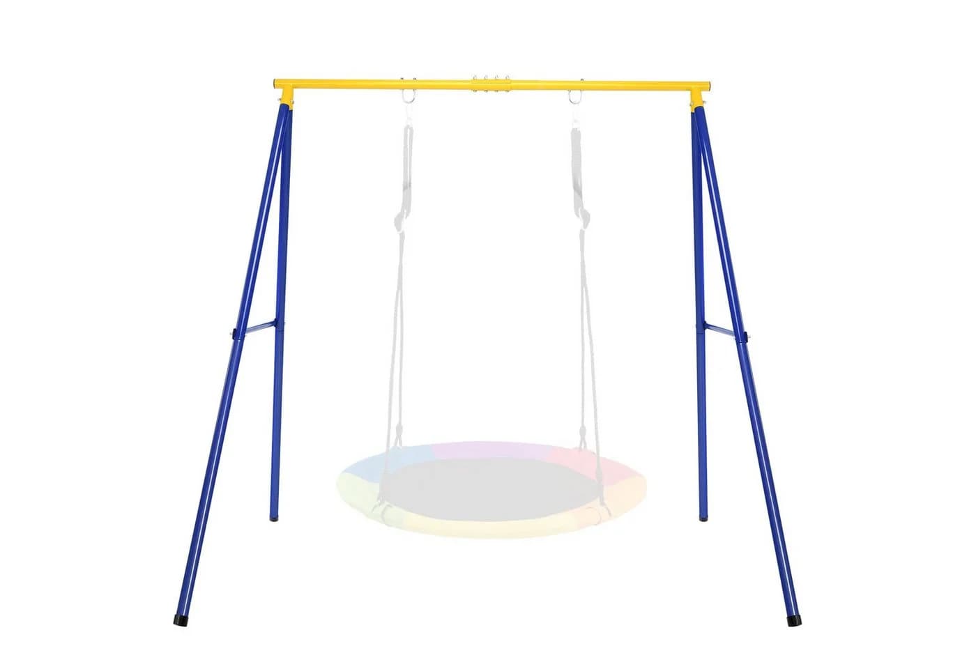 COSTWAY Schaukelgestell mit Nestschaukel, Metall, Blau - Bild 3