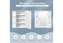 COSTWAY Spiegelschrank Badezimmerschrank mit Spiegeltür & Ablagen, hängend weiß Bild 4
