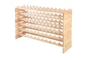 COSTWAY Weinregal Massivholz 72 Flaschen Bild 2