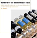 COSTWAY Weinregal Massivholz 72 Flaschen Bild 5
