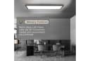 ZMH LED Deckenleuchte LED Panel Dimmbar - Flach Wohnzimmer mit Fernbedienung Bild 1