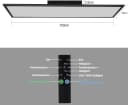 ZMH LED Deckenleuchte LED Panel Dimmbar - Flach Wohnzimmer mit Fernbedienung Bild 5