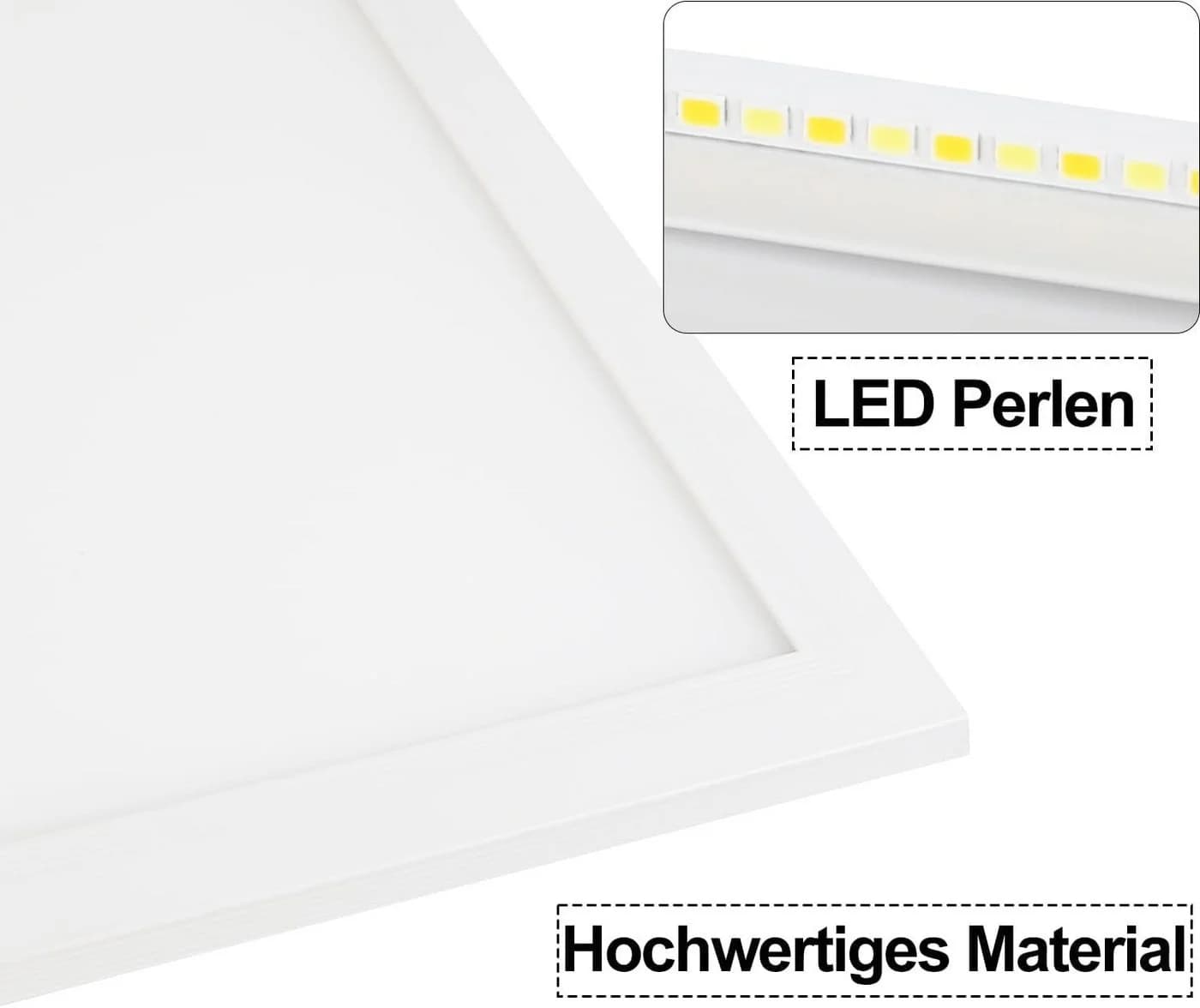 ZMH LED Deckenleuchte Dimmbar Weiss Fernbedienung - Bild 4