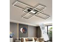 ZMH LED Deckenleuchte Wohnzimmer 50W 3 Rahmen Deckenlampe mit Fernbedienung Modern Bild 2