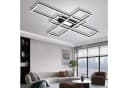 ZMH LED Deckenleuchte Wohnzimmer 50W 3 Rahmen Deckenlampe mit Fernbedienung Modern Bild 4