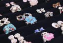 LA CUTE Schmuckbox mit Glasabdeckung Schwarz PU-Leder Bild 3