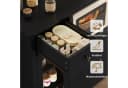 HOMECHO Buffet Küchenschrank weiß Mikrowellenregal mit Schubladen Bild 4