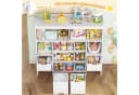 HOMECHO Spielzeugtruhe Kinderregal 7 Aufbewahrungsboxen 4 Schubladen Weiß Bild 1