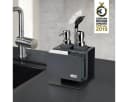 enjoy design Cube Designbox Premium Set Anthrazit mit 2 Seifenspendern Bild 2