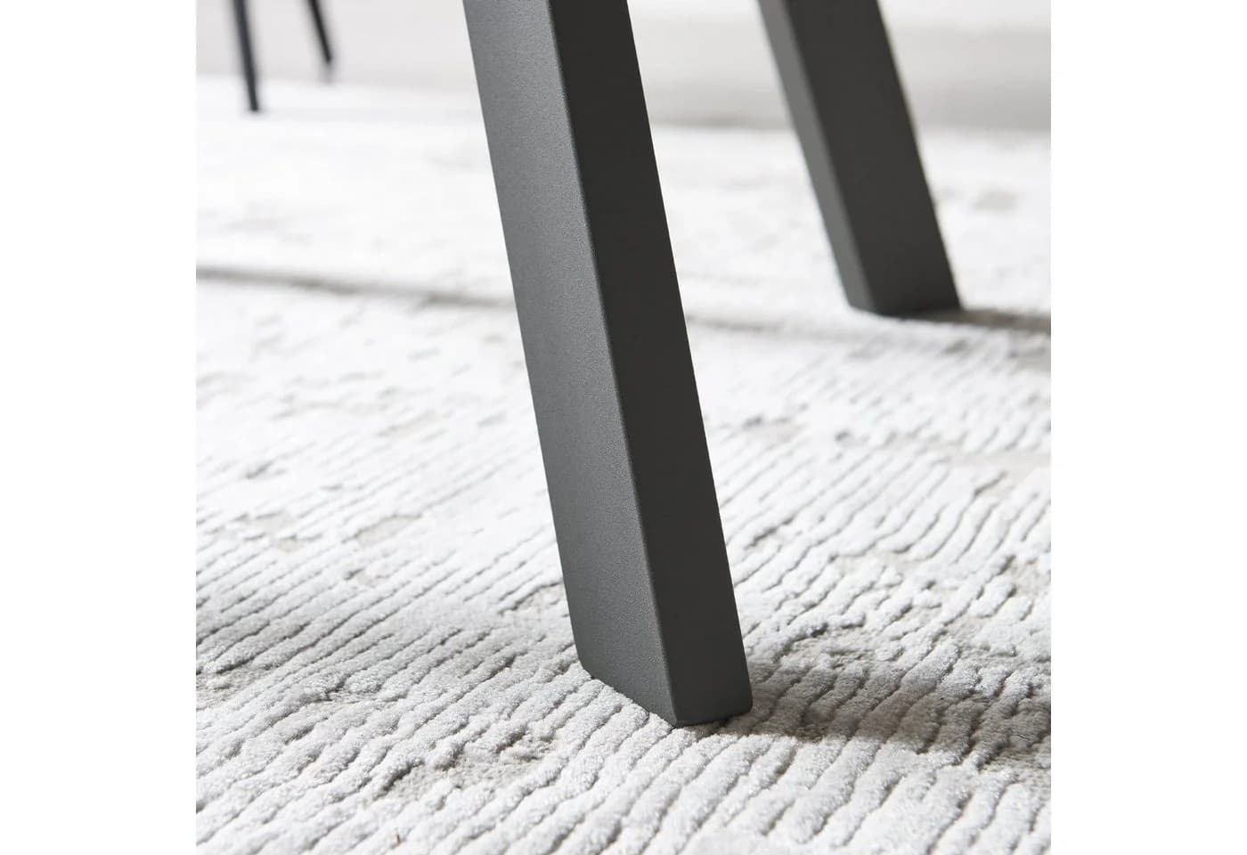 Jiexi Runder Esstisch Grau Modern 80 cm Durchmesser - Bild 5