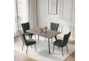 Jiexi Essgruppe Tisch- und Stuhlset Modern Grau Bild 1