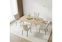 Jiexi Essgruppe Tisch- und Stuhlset Modern Beige Bild 1