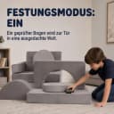 Jiexi Modulares Kindersofa Grau Klappbar Bild 4