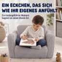 Jiexi Modulares Kindersofa Grau Klappbar Bild 1
