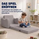 Jiexi Modulares Kindersofa Grau Klappbar Bild 3