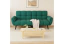 Jiexi Big-Sofa 3-Sitzer Schlafsofa mit Schlaffunktion Grün Bild 3