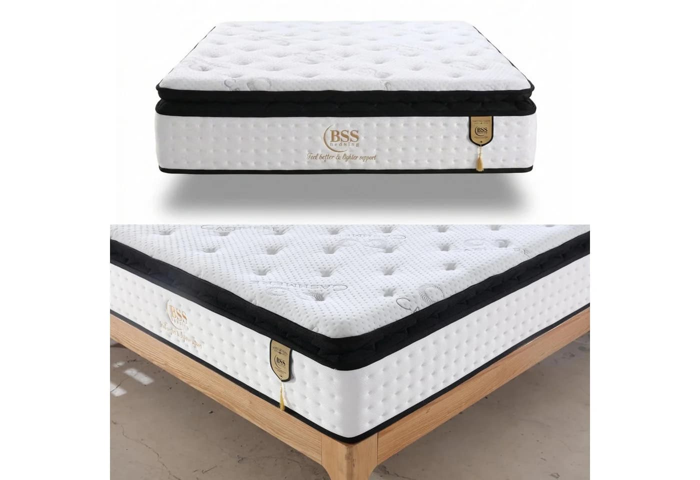 Taschenfederkernmatratze Premium Berta 11 Schichten Matratze mit Topper - Bild 2