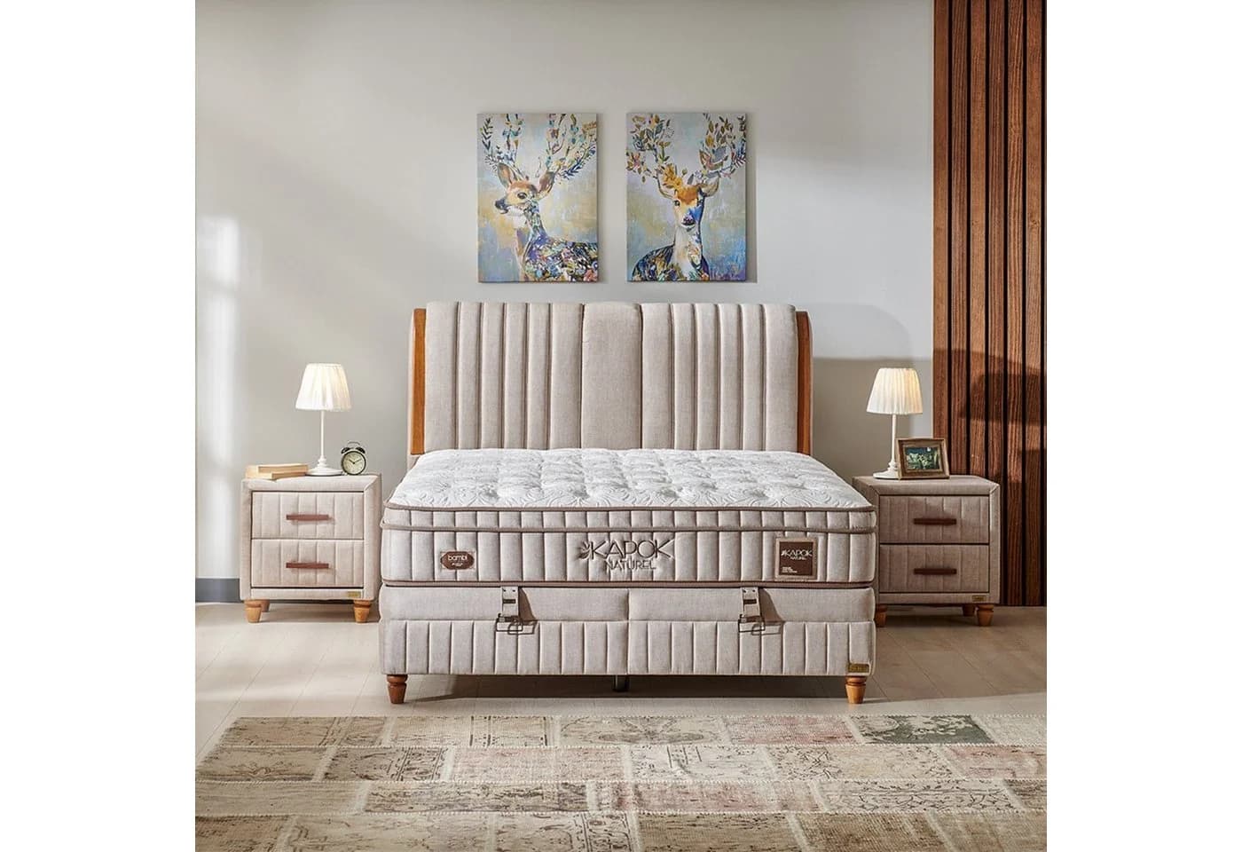 Bambi Boxspringbett 180x200 mit Matratze & Bettkästen - Bild 1