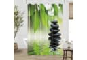 Sanilo Duschvorhang Harmony 180 x 200 cm Grün 100% Wasserdicht Bild 1