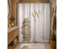 Sanilo Duschvorhang Balance 180 x 200 cm, 100% wasserdicht, Anti-Schimmel-Effekt Bild 1