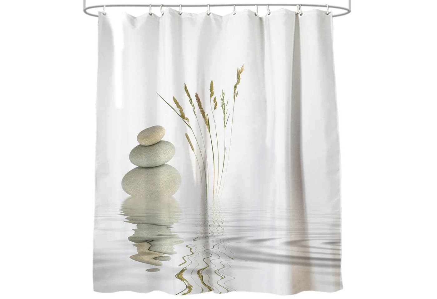 Sanilo Duschvorhang Balance 180 x 200 cm, 100% wasserdicht, Anti-Schimmel-Effekt - Bild 3