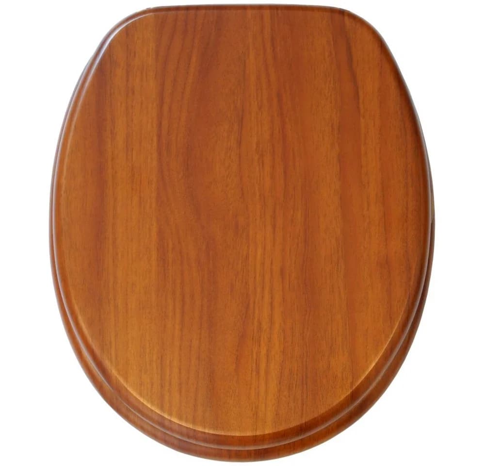 WC-Sitz SANILO Mahagoni Braun MDF SoftClose - Bild 2