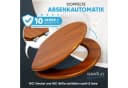 WC-Sitz SANILO Mahagoni Braun MDF SoftClose Bild 3